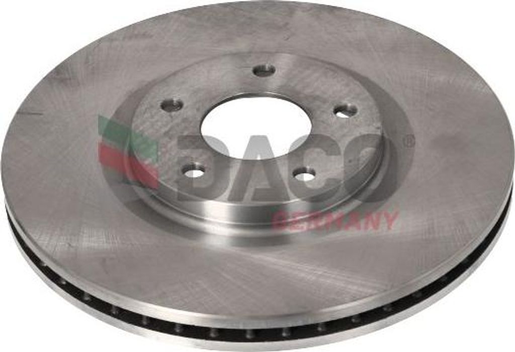 DACO Germany 602625 Bremsscheibe OE 40206ET01A kompatibel mit Juke, Qashqai, Koleos
