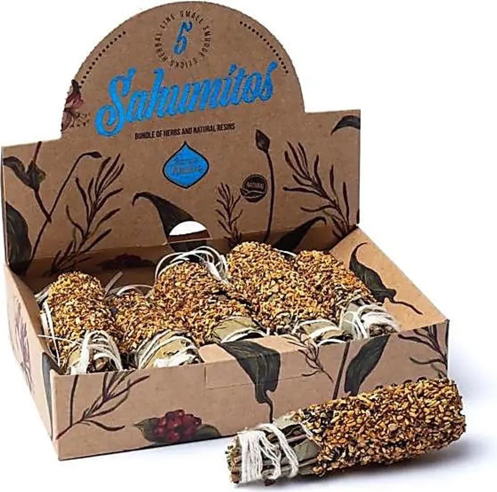 Purifiez votre Maison avec les Sahumitos Myrrhe et Palo Santo 5 pces