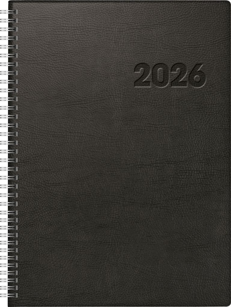 rido idé Calendrier-livre "Conform Wire-O" 2026 noir Image du produit 