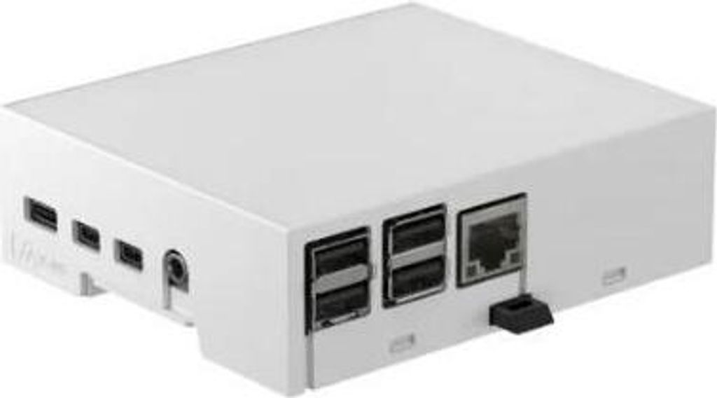 ABS-Gehäuse für Raspberry Pi 4, Industrie, selbstverlöschend, grau