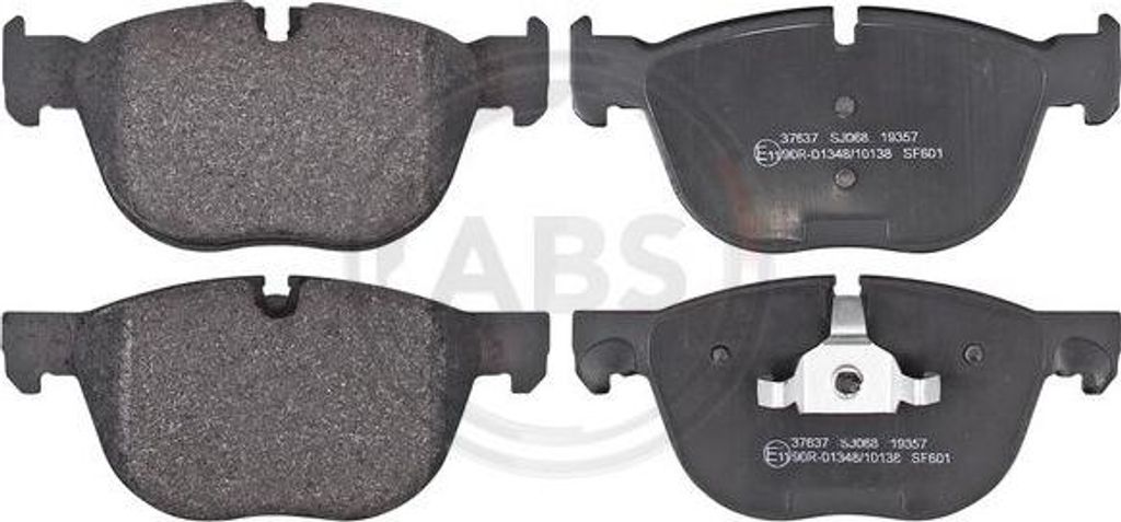 A.B.S. 37637 Bremsbelagsatz, Scheibenbremse OE 34116778401 kompatibel mit X4, X5, X6