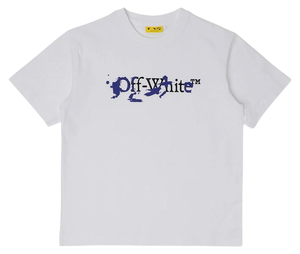 Off White - T-Shirt für Kinder, Baumwolle, kurzärmlig GT16689 (128) (Weiß)