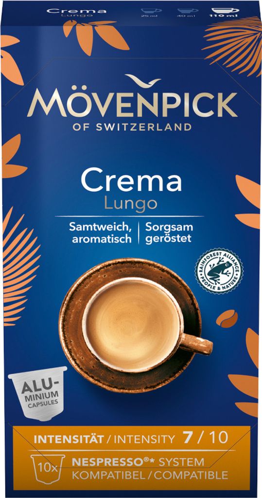 Mövenpick CREMA LUNGO Kaffeekapseln, 8x10 Stück Produktbild 