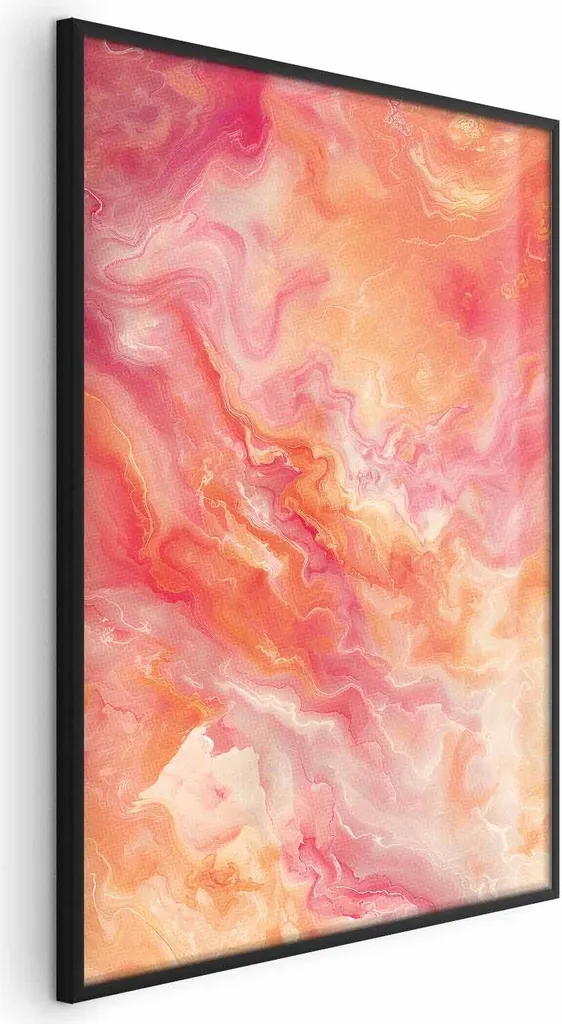 Poster Flaming Colours 60x90: Colori che Emozionano con Cornice Nera