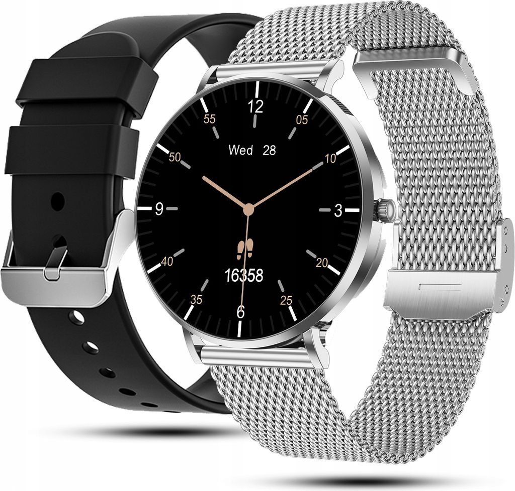 Smartwatch Zegarek Damski Menu Pl Rozmowy Ciśnienie Smart Zdjęcie produktu 