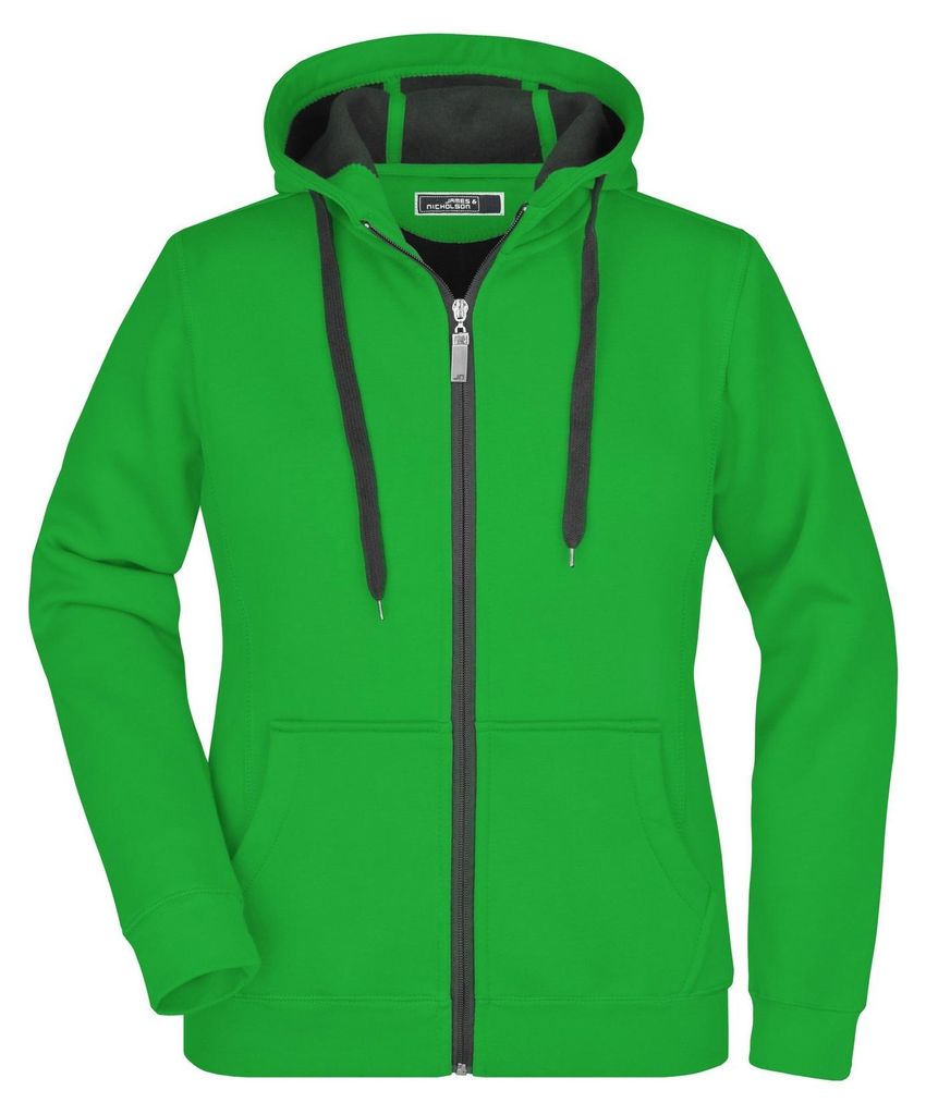 James and Nicholson - Jacke für Damen LT5350 (XXL) (Farngrün/Graphit)