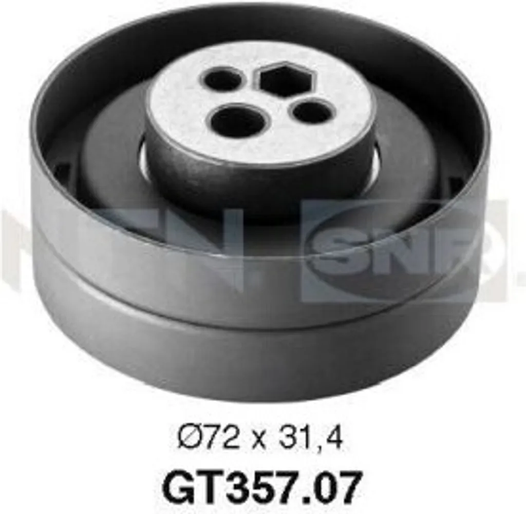 Galet tendeur SNR GT357.07 pour courroie de distribution Audi A4 A6 A8
