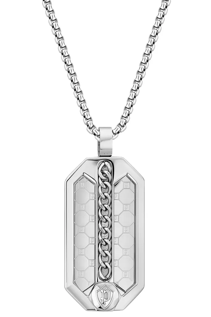 Collier pour Homme Police Jewels PEJGN2009201 Pendentif Acier Inoxydable