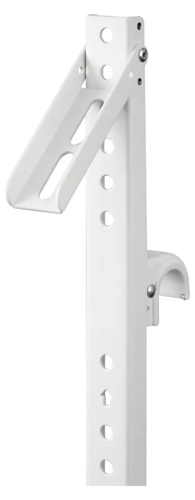 Support de sol TV blanc : la solution stable pour écran sans meuble TV