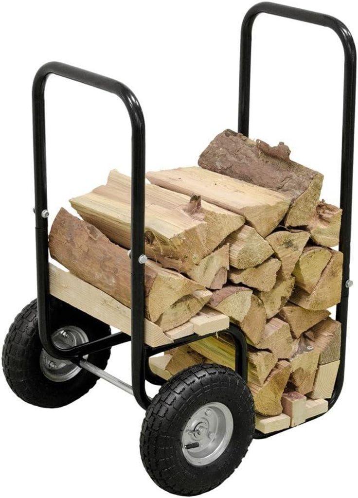 Kaminholzwagen Brennholzwagen 80 kg Traglast – luftbereift, Produktbild 