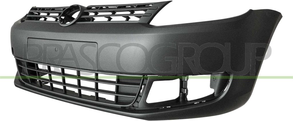 PRASCO Stoßstange Stoßfänger für VW Caddy III Kombi (2KB, 2KJ, 2CB, 2CJ) Schwarz VG9061001