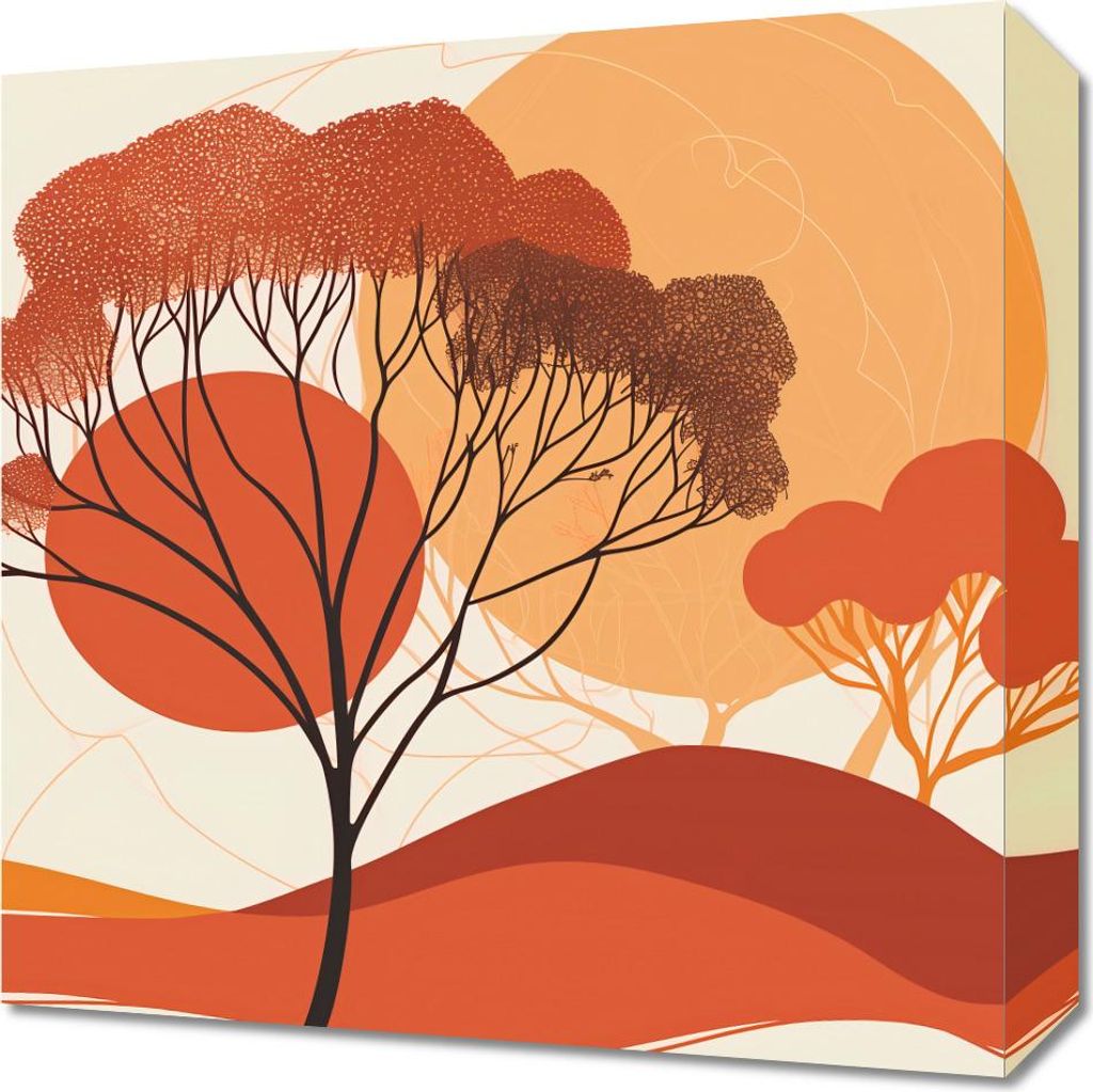 Bild 40x40cm Letzte Sonnenstrahlen