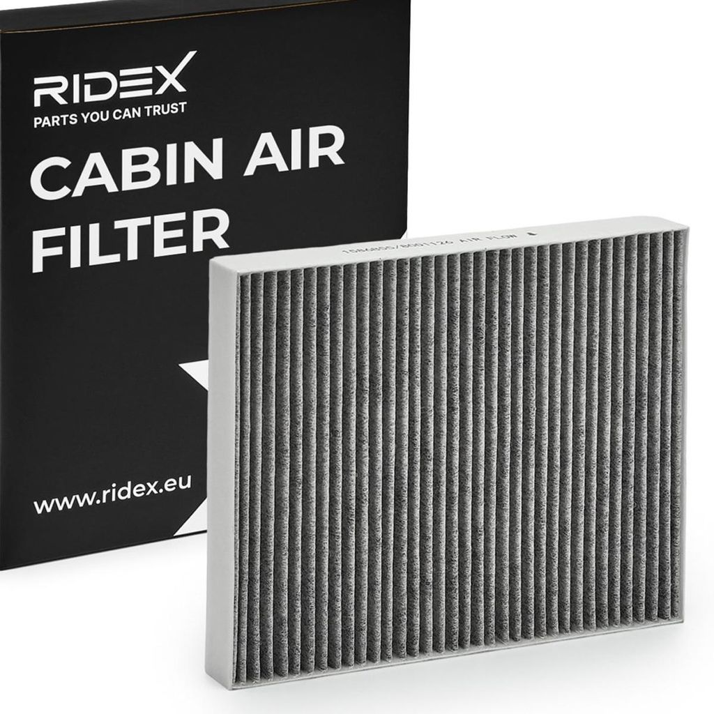 RIDEX 424I0087 Aktivkohle Innenraumfilter Pollenfilter für Produktbild 