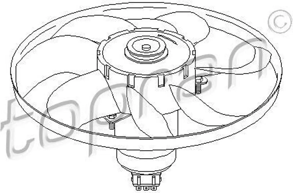 Évitez la surchauffe moteur avec le ventilateur Passat OE 3A0959455B