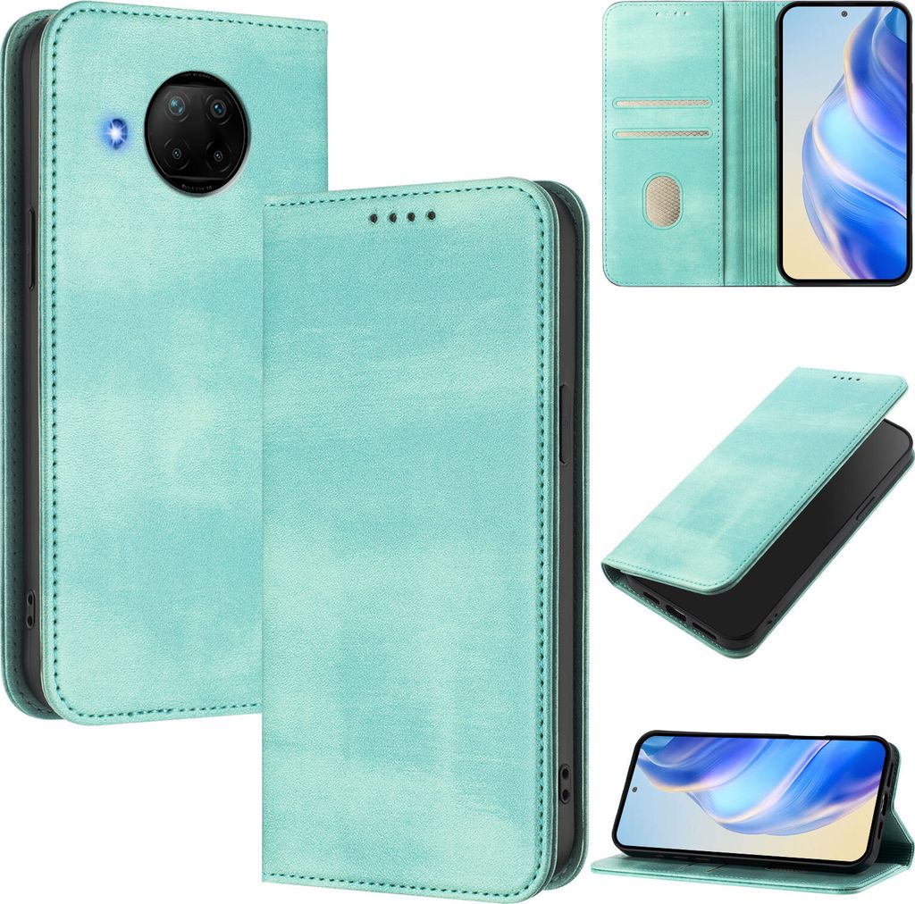 Handyhülle für Xiaomi Mi 10T Lite 5G, Vintage Leder RFID Produktbild 