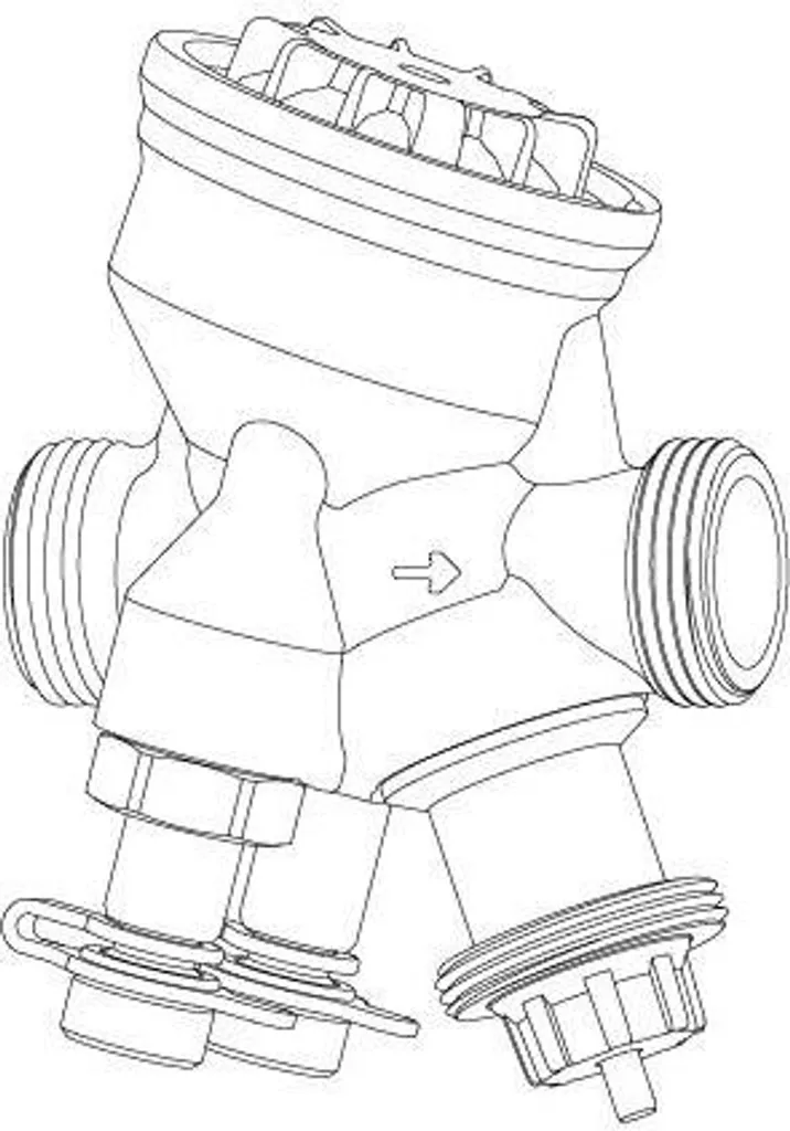 Solution anti-bruit et débit stable : Vanne TA-COMPACT-P DN 10 PN 16 G 1/2 - 2