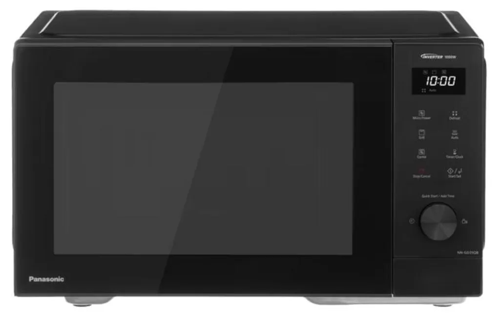 Micro-ondes Panasonic 23L idéal pour réchauffer et gratiner noir