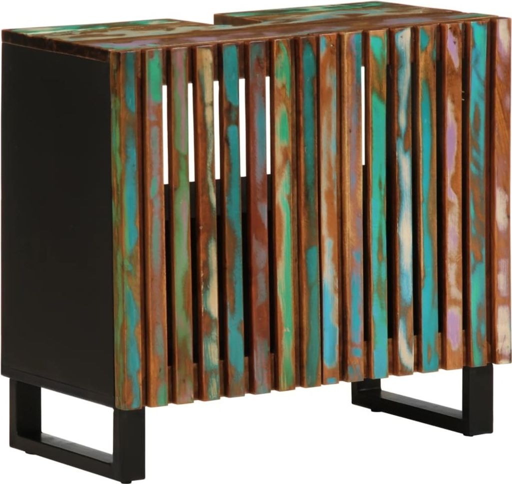 Waschbeckenunterschrank 62x34x58 cm Massivholz Akazie