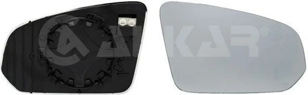 Vitre de rétroviseur droit ALKAR 6432016 asphérique pour Volvo S90 II