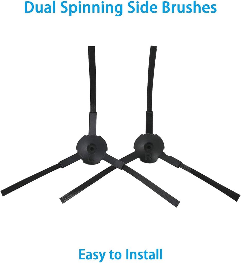 4 Stück Seitenbürsten Für Zaco V5s Pro Saugroboter | Ersatzbürsten Set