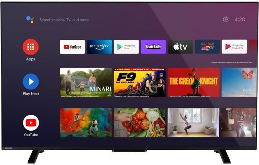 Toshiba 55UA2363DG, 139,7 cm (55"), 3840 x 2160 Pixel, 4K Ultra HD, DLED, Smart-TV, Schwarz