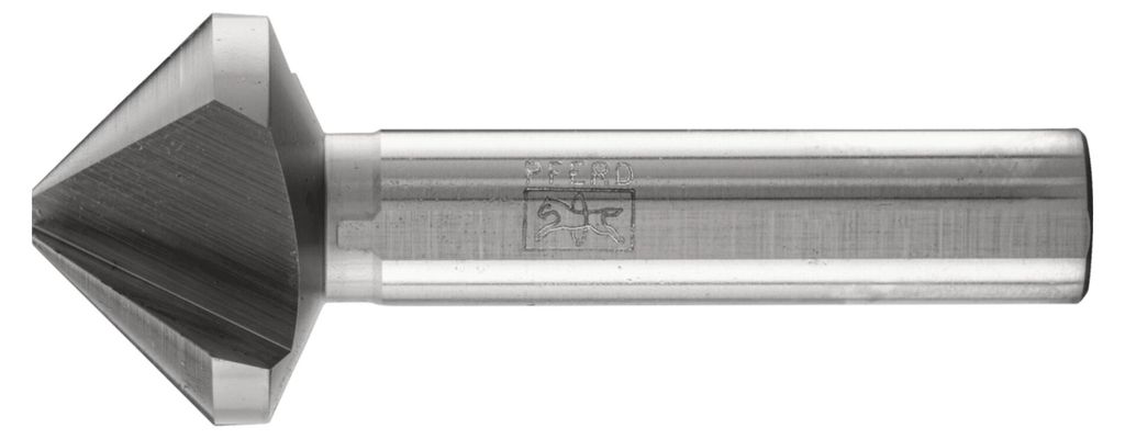 PFERD TOOLS HSSE Co5 Kegel-und Entgratsenker 90° Ø 28 mm Schaft-Ø 12 mm DIN 335 C 3-Flächenschaft