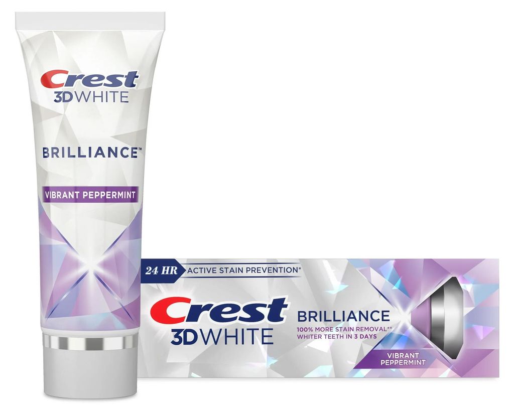 Crest | Dentifricio 3DWhite Brilliance - 130 g - Minze - Immagine del prodotto 