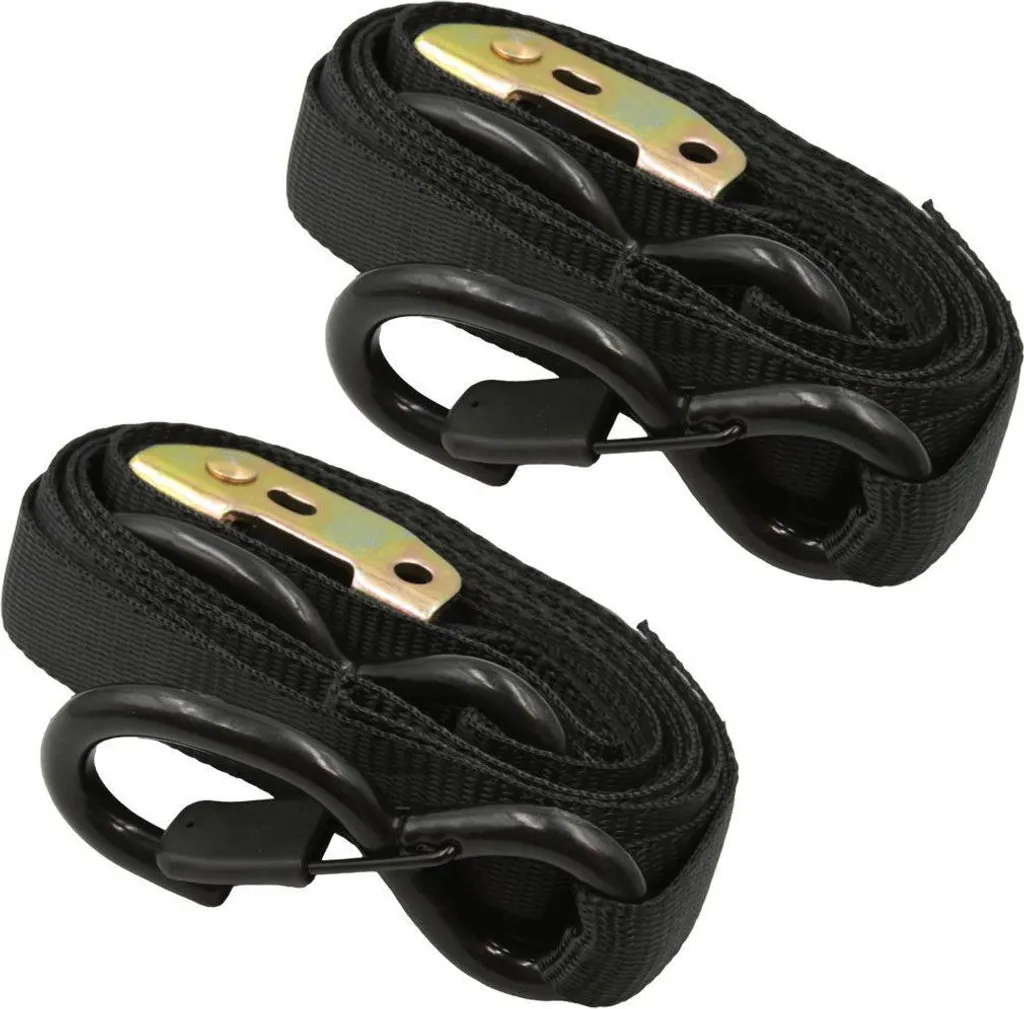 Sangles pour transport moto et remorque SEFIS MX enroulables 2,4m 2p.