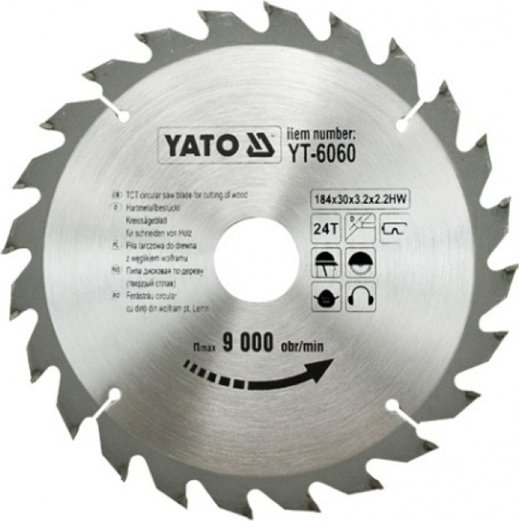 Yato YT-6060, Kunststoff, Holz, 18,4 cm, 3 cm, Produktbild 