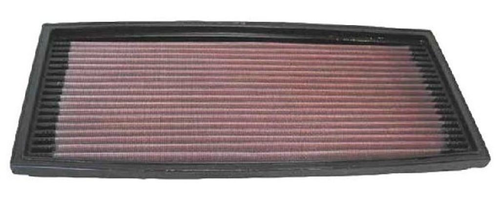 K&N 33-2078 Hochleistungsluftfilter für BMW 5 Limousine (E34) Langzeitfilter Quadratisch