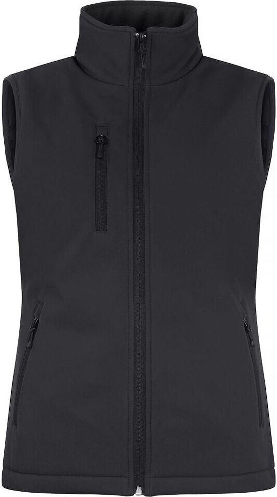 Clique - Weste Softshell-Panele für Damen UB125 (XXL) (Schwarz)