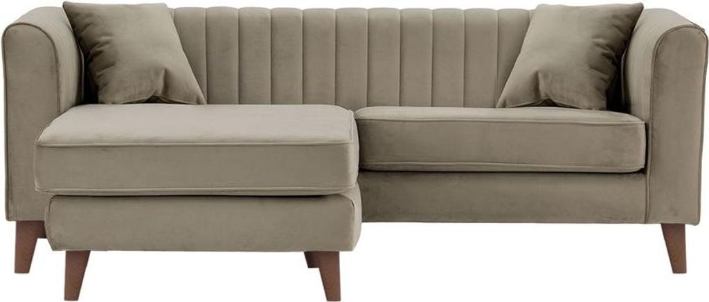 Universelle Ecksofa Mary-Velluto 3-dark oak