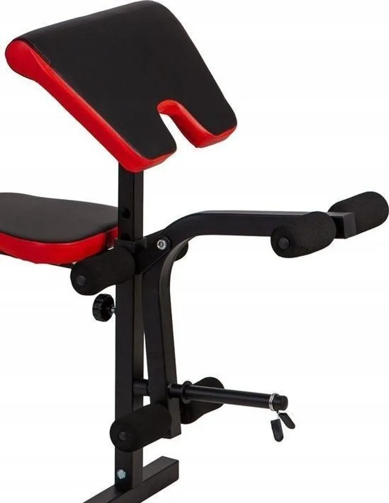 Banc de musculation pour haltères réglable et multifonction noir - 6