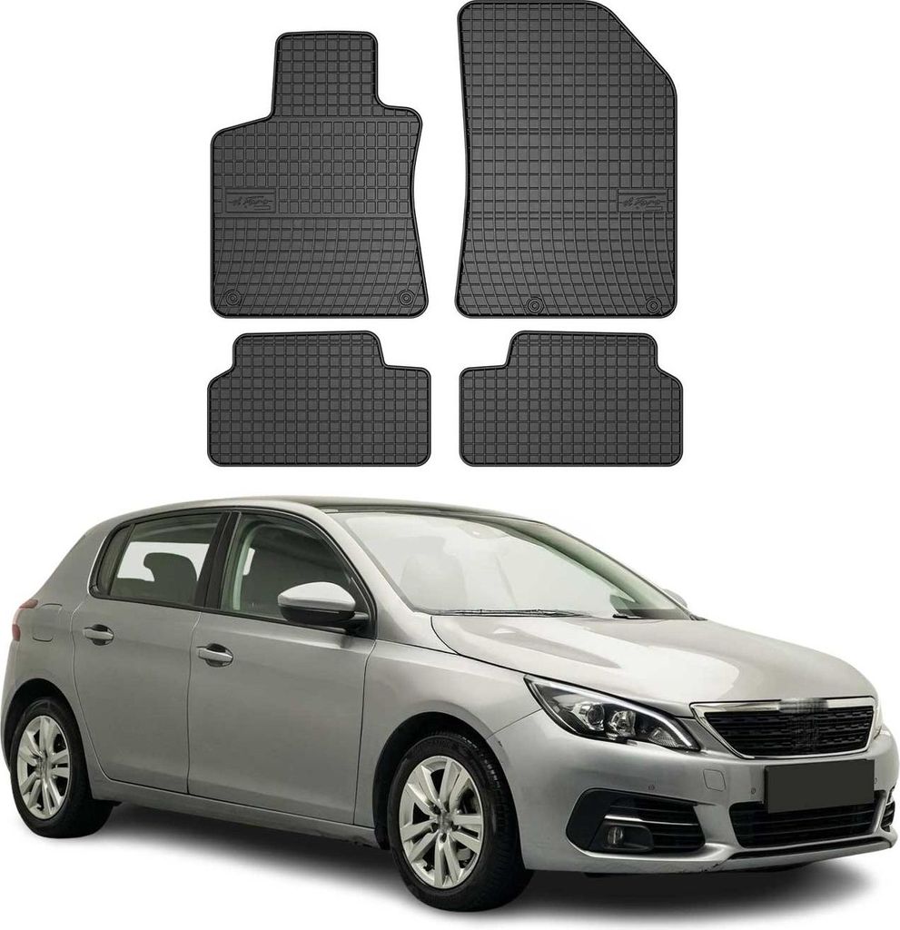 FROGUM Fußmatten passend für PEUGEOT 308 II Vorne+Hinten Produktbild 