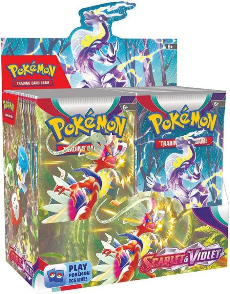 Pokemon - TCG Scharlachrot und Violett Booster Box Display Produktbild 