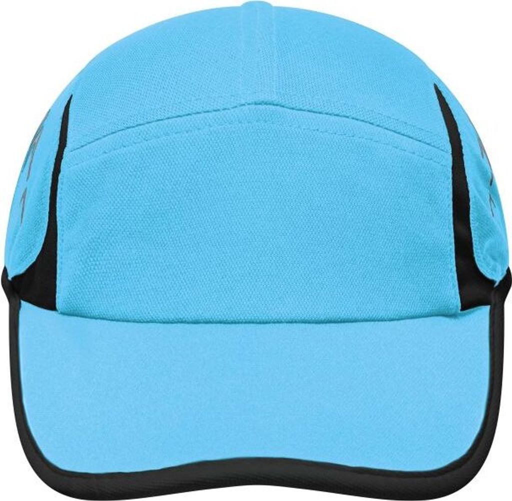Running 4 Panel Cap Stirnanliegende 4 Panel Cap turquoise/black, Gr. one size