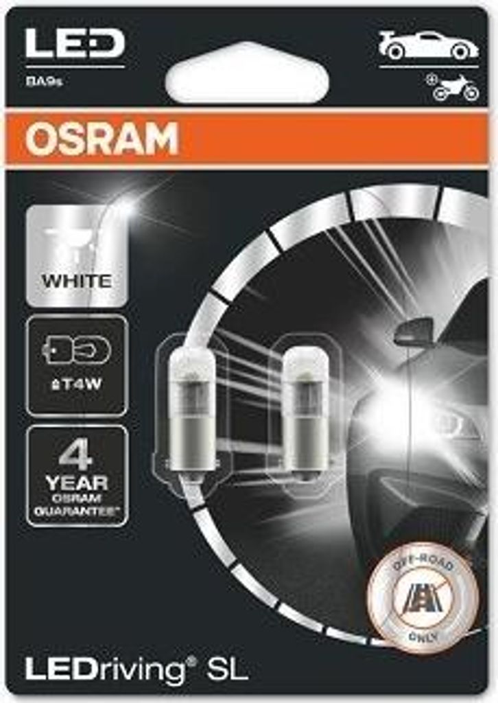 Lampadine LED OSRAM Lampadine auto 12V 0,8W BA9s Immagine del prodotto 
