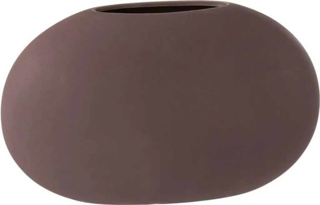 Vase Violet Foncé J-Line pour Décoration de Table et Salon Moderne