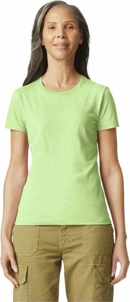 Gildan - T-Shirt Weiche Haptik für Damen RW9881 (36 DE) (Pistazie)