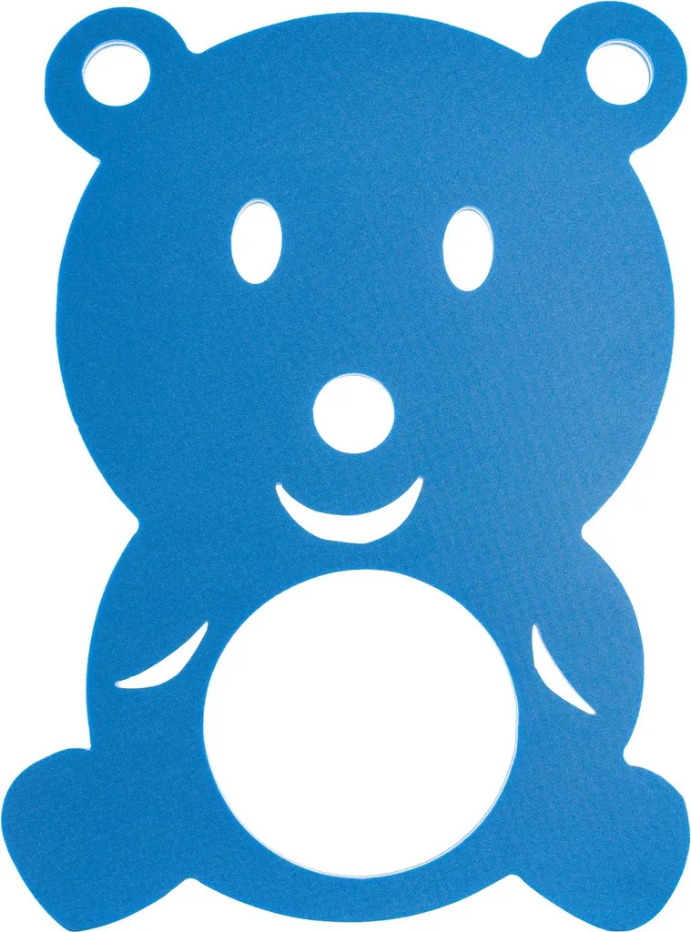 Applique Murale Tapisserie Forme Teddy 4cm Bleu pour Décoration Enfant
