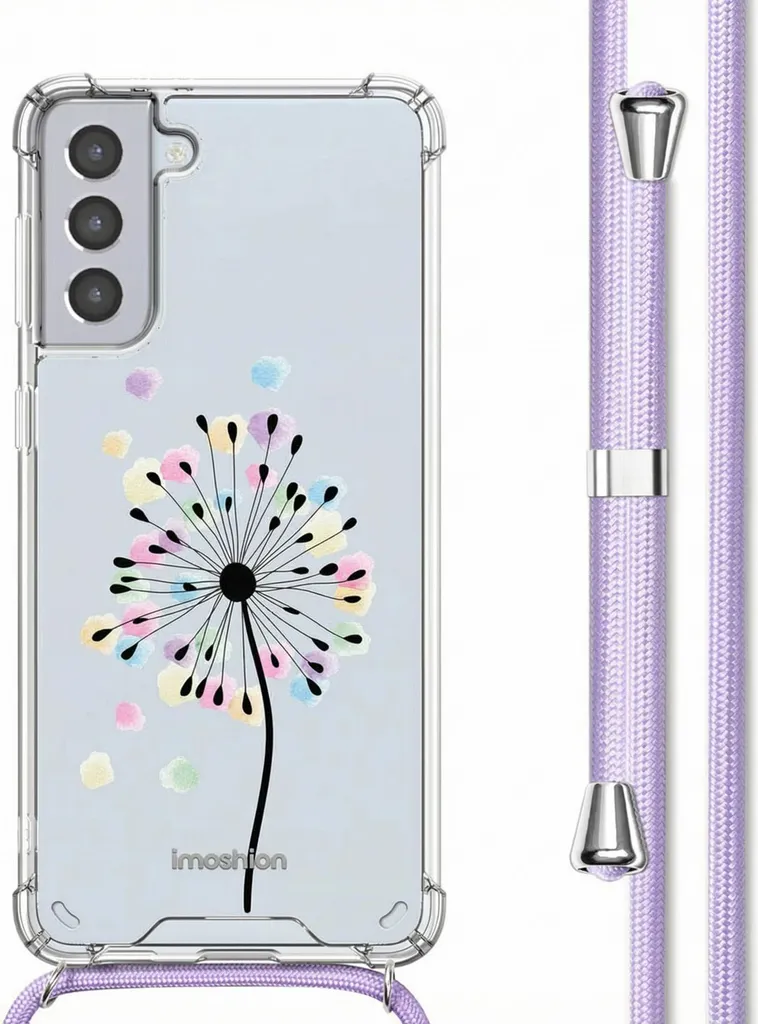 Cover Samsung S21 imoshion Sandstone Dandelion - Tracolla di Design - 1