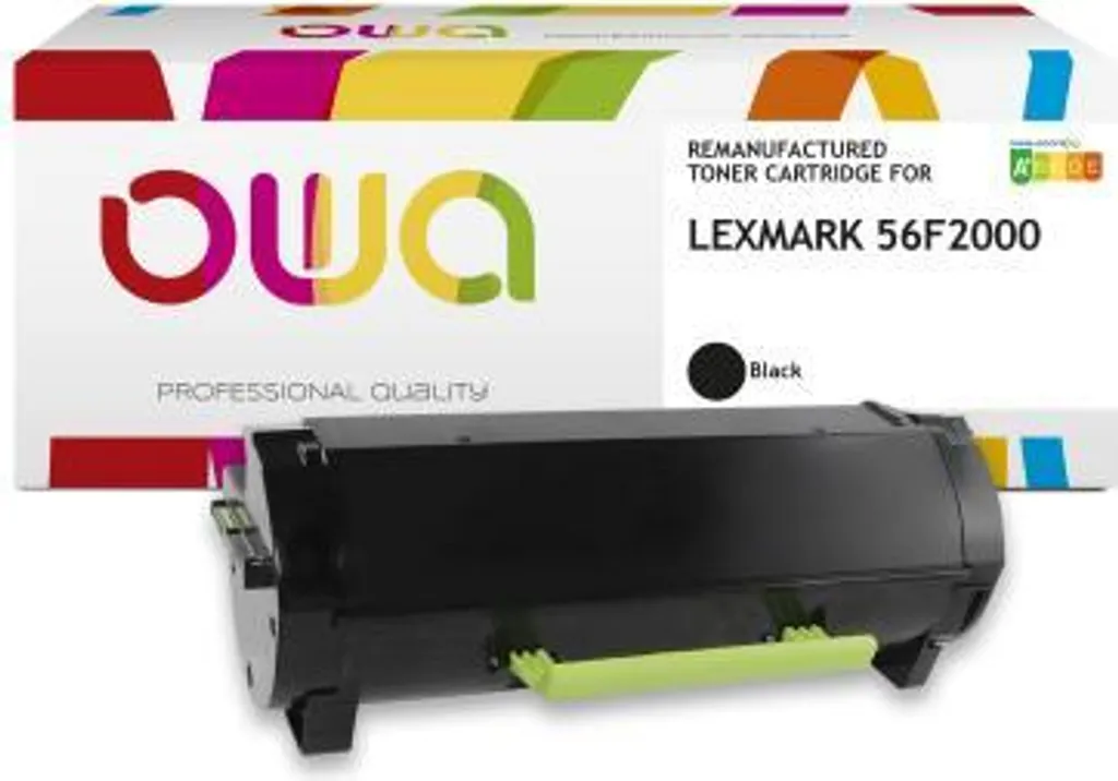 Toner compatible Lexmark 56F2000 noir pour impression bureautique 6K