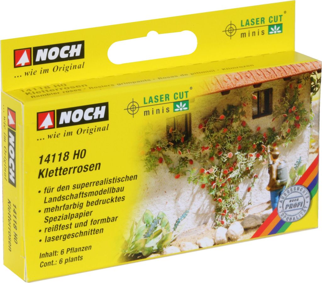 NOCH Kletterrosen, HO (1:87), Mehrfarbig