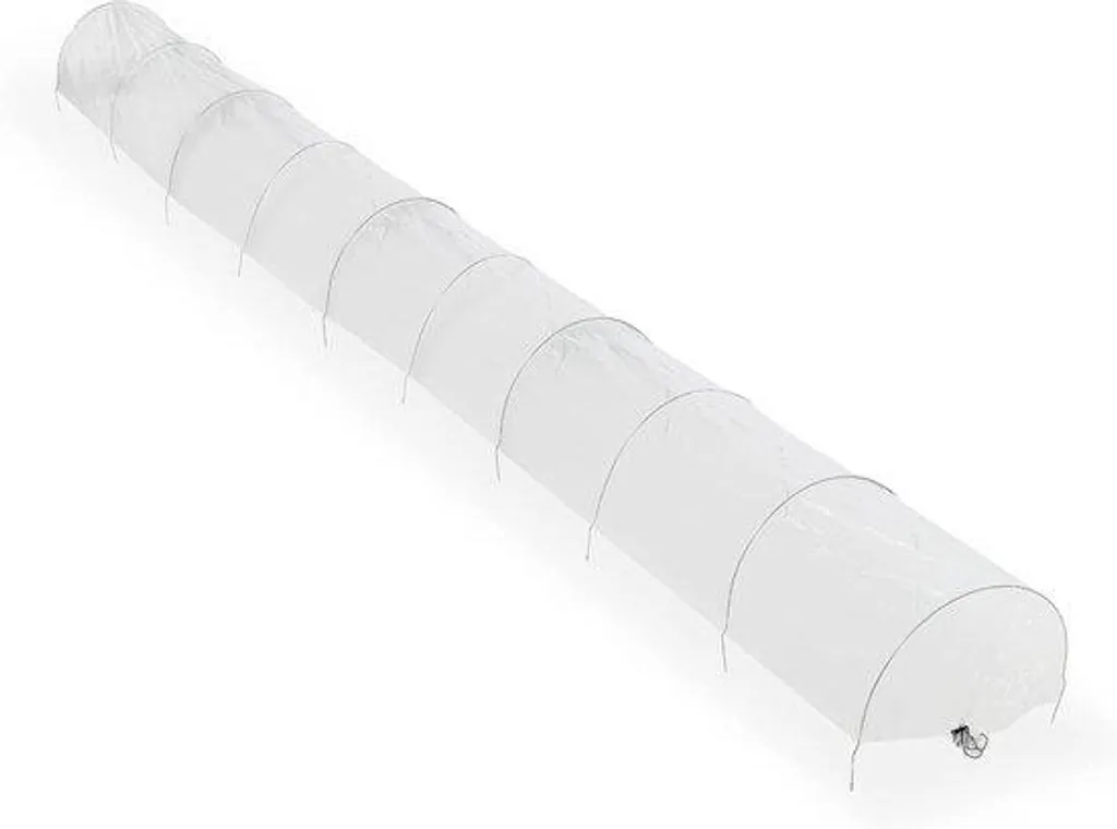 Mini serre tunnel de jardin 7m PVC avec arceaux pour légumes et fleurs