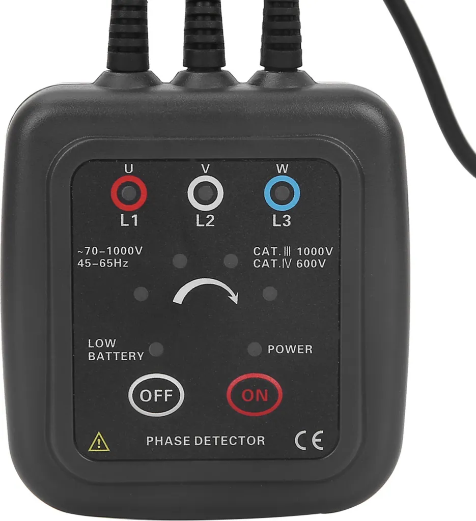 Détecteur de Séquence de Phase à Induction Magnétique AC 70-1000V
