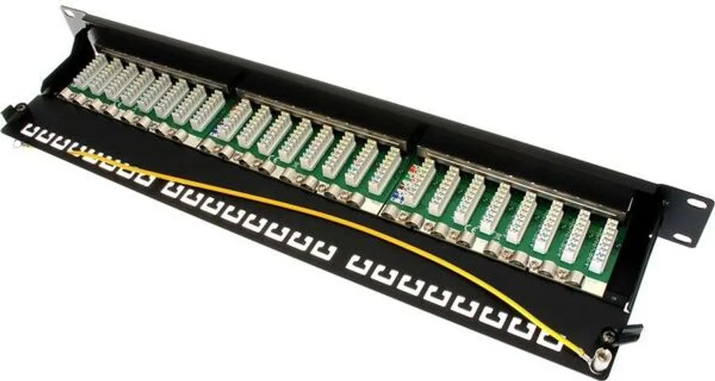 Distribuzione Rete Goobay 90854 CAT 6a STP 24 Porte Rack 19 Pollici - 15