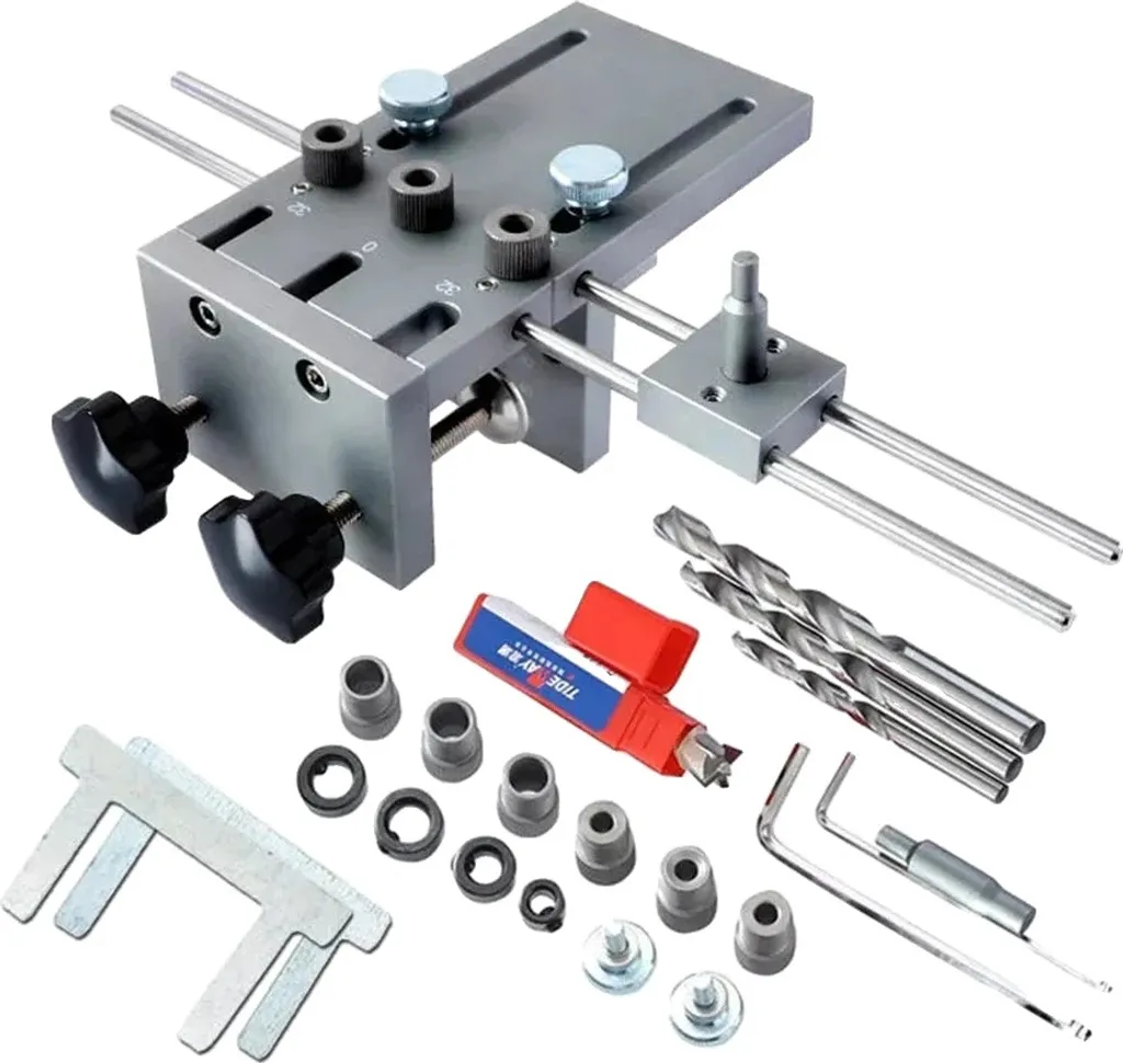 Kit Foratura Tasselli Legno High-Tech raggio verde 3-in-1