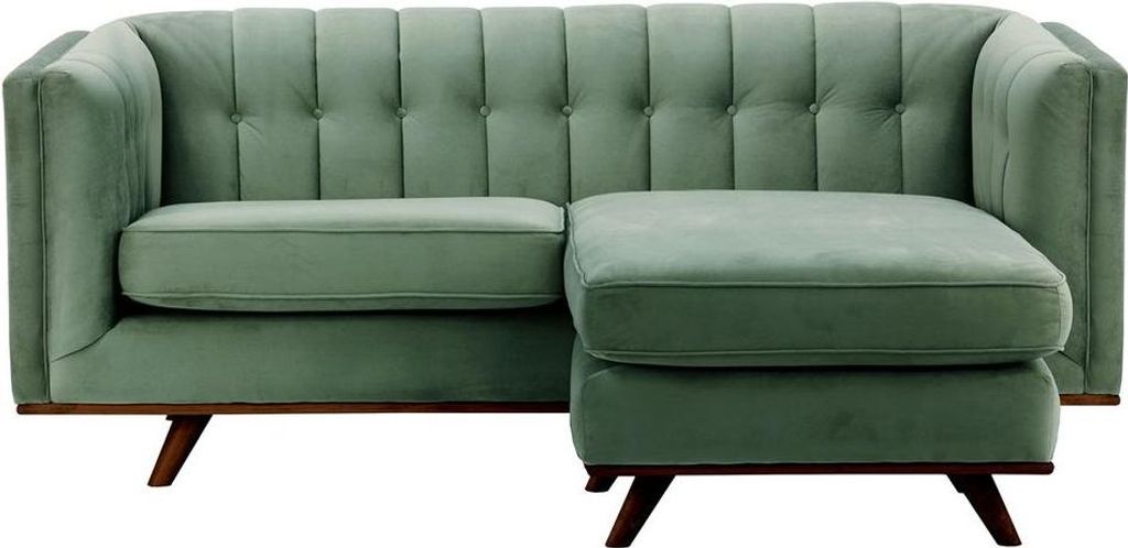 Ecksofa Vicenza beidseitig montierbar-Velluto 12-dark oak