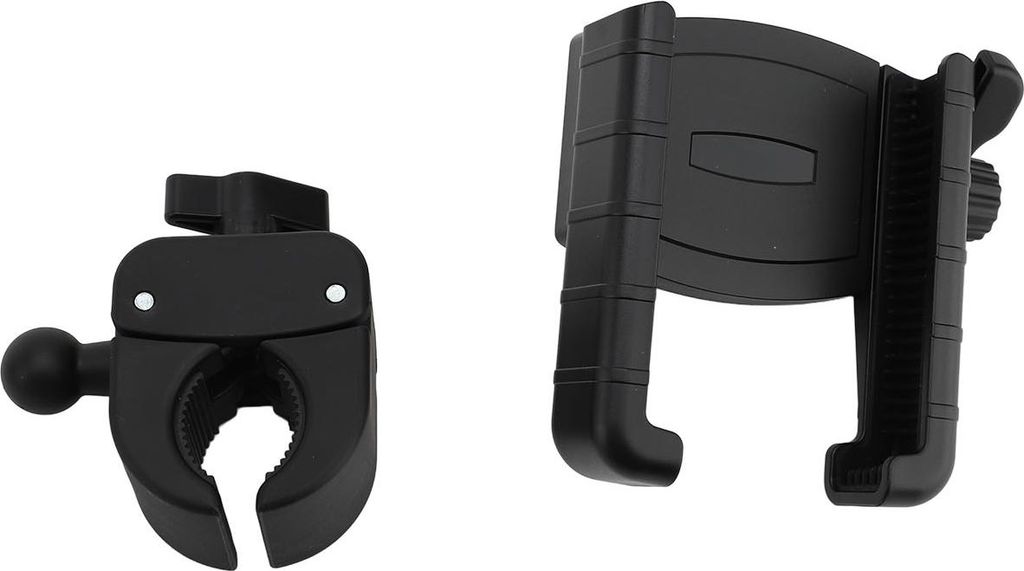Fahrrad-Handyhalterung, stoßfest, universeller Motorrad-Handyhalter für 4,7 bis 7,2 Zoll große Smartphones, Schwarz