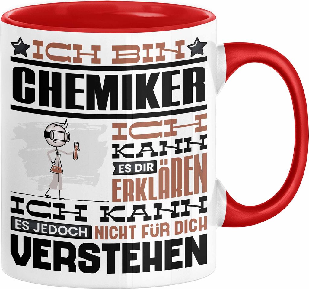 Chemiker Geschenk Tasse Geschenkidee für Chemiker Geburtstag Lustiger Spruch Ich Bin Chemiker Ich Kann Es Dir Erklären Aber Nicht Für Dich Verst...